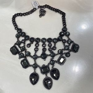 Torrid grey statement necklace
